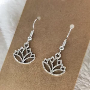 Lótuszvirág fülbevaló