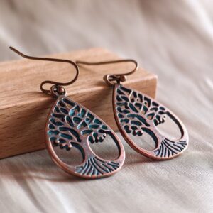 Életfa Csepp Fülbevaló