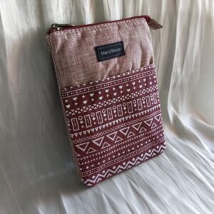 Piros Boho Mintás Kis Válltáska